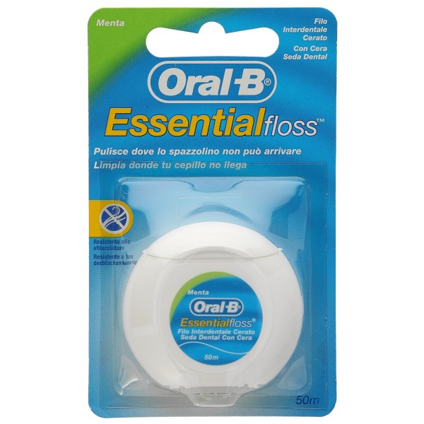 Oral B Essential Floss Con Cera 50m