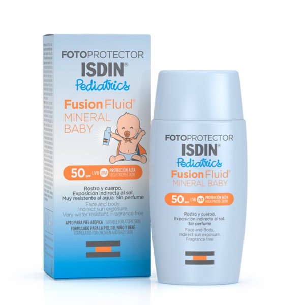 Isdin Fotoprotector Fusion Fluid Mineral Baby SPF 50+ Protector Solar 0m+ 50 ml