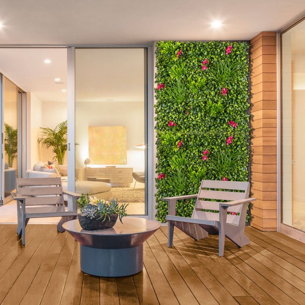 Jardín vertical "villa" imitación flores buganvilla 1x1m nortene Jardín vertical "villa" imitación flores buganvilla 1x1m nortene