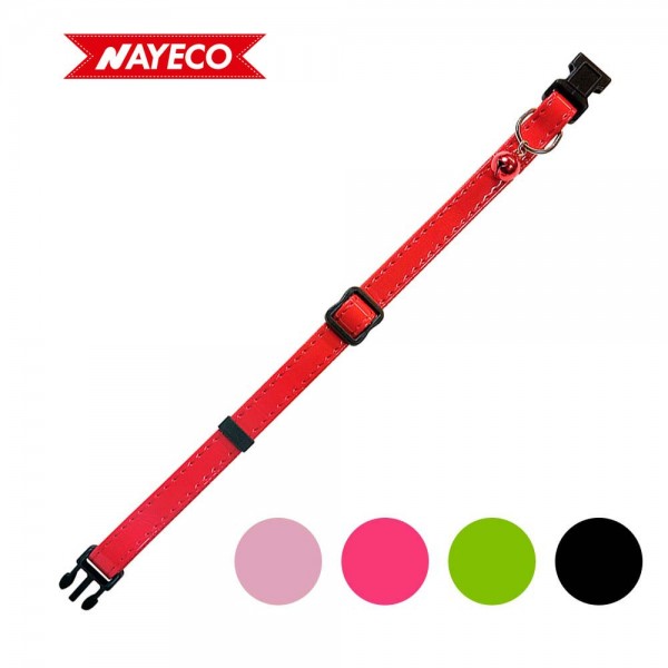 Collar para gato mac leather charol colores surtidos