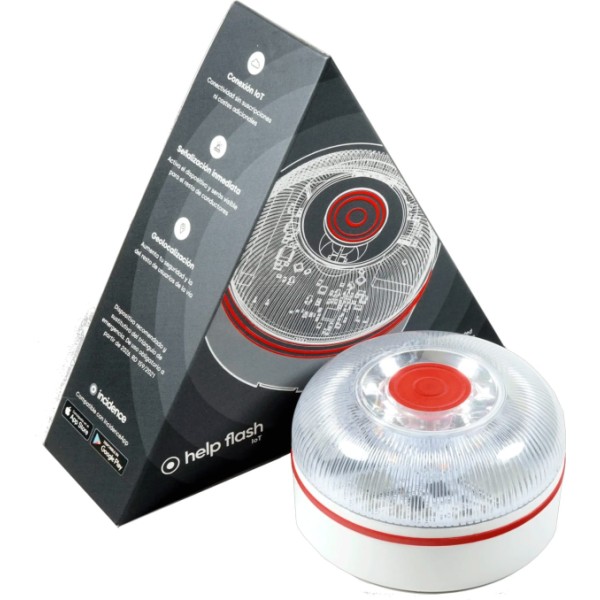 Helpflash baliza v16 connected (caja triang)